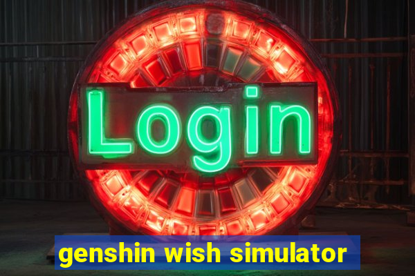 genshin wish simulator