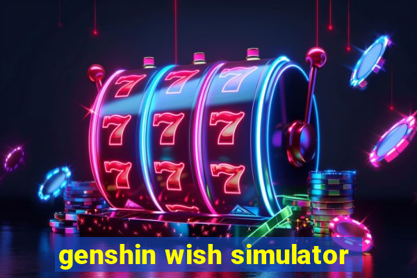 genshin wish simulator