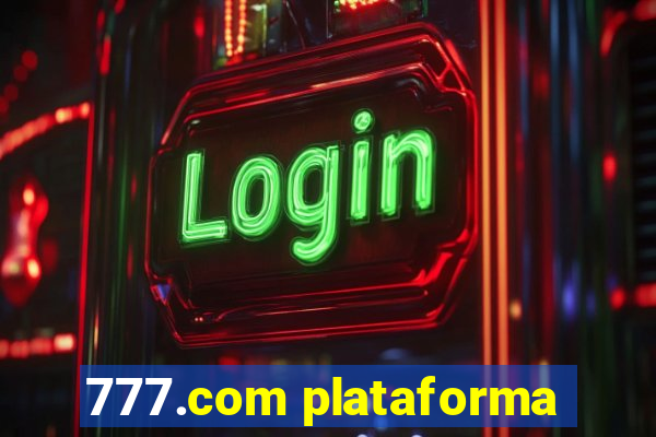 777.com plataforma