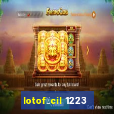 lotof谩cil 1223