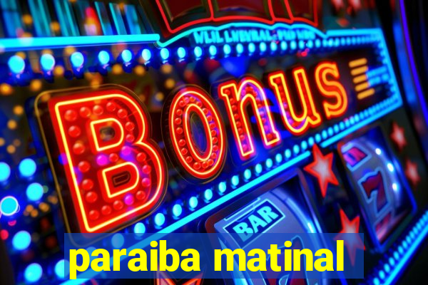 paraiba matinal