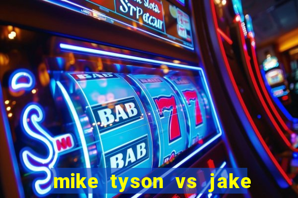 mike tyson vs jake paul assistir online