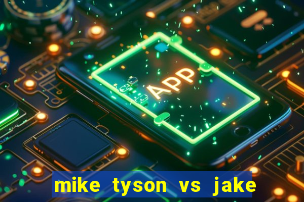 mike tyson vs jake paul assistir online