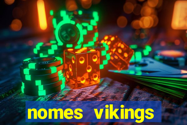 nomes vikings masculinos e significados