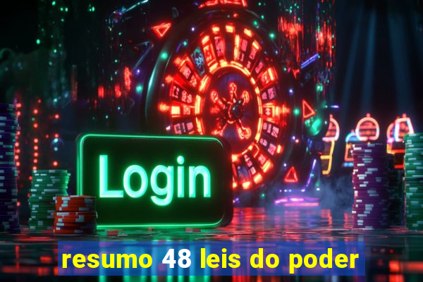 resumo 48 leis do poder