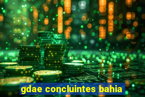 gdae concluintes bahia