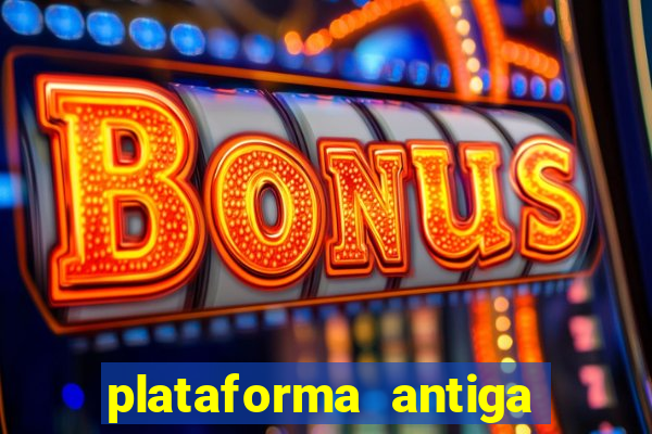 plataforma antiga de jogos