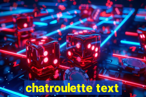 chatroulette text