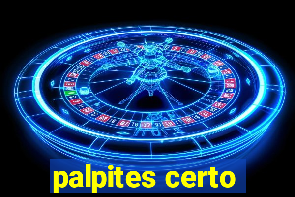 palpites certo