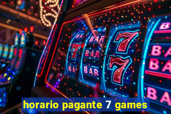 horario pagante 7 games