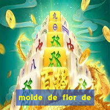 molde de flor de eva grande para imprimir