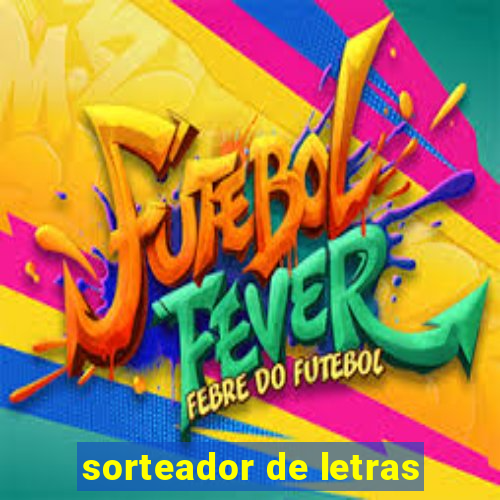 sorteador de letras