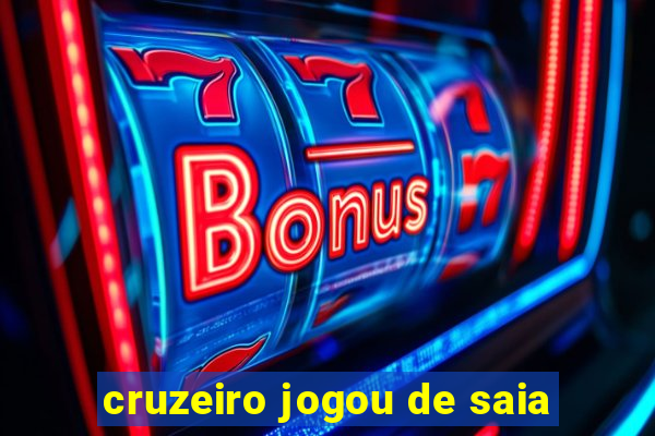 cruzeiro jogou de saia