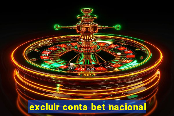 excluir conta bet nacional