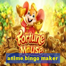 anime bingo maker