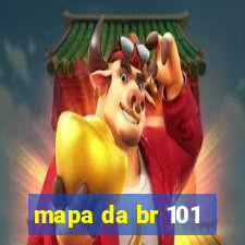 mapa da br 101