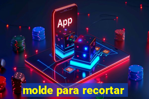 molde para recortar