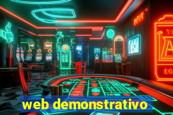 web demonstrativo