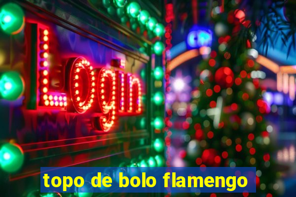 topo de bolo flamengo