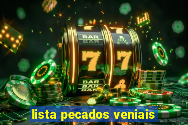 lista pecados veniais