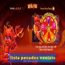 lista pecados veniais