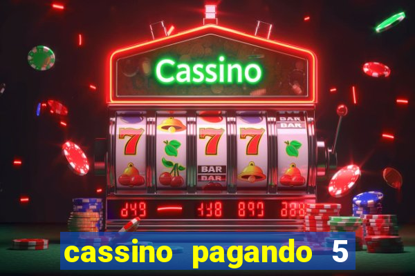 cassino pagando 5 reais no cadastro