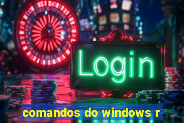 comandos do windows r