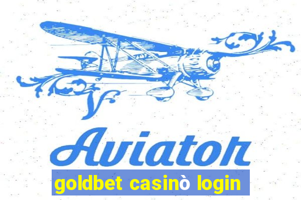 goldbet casinò login