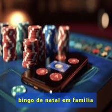 bingo de natal em família