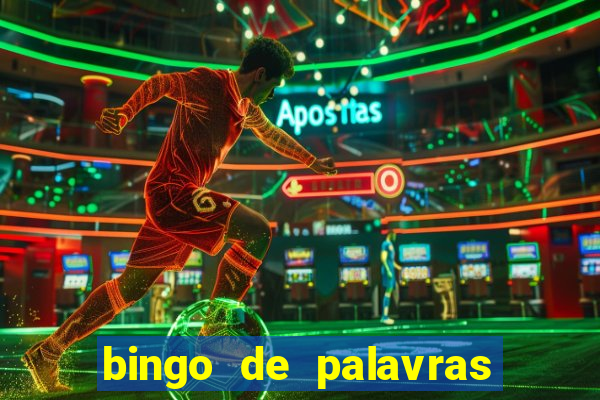 bingo de palavras 3 ano