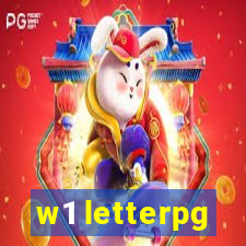 w1 letterpg