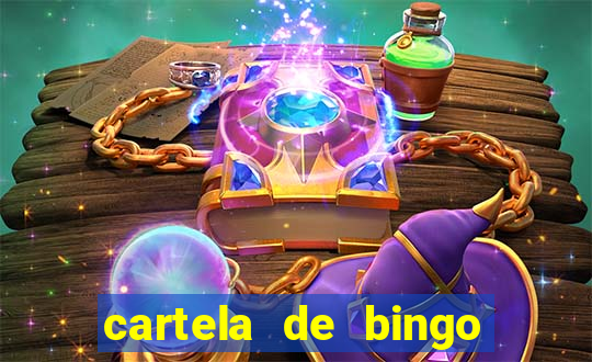 cartela de bingo cha de panela