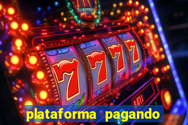 plataforma pagando no cadastro bet