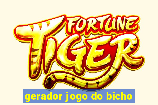 gerador jogo do bicho