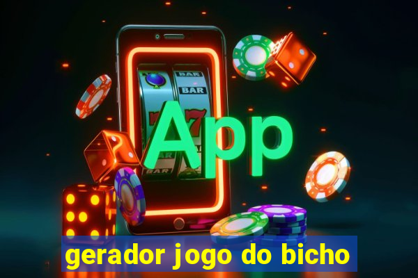 gerador jogo do bicho