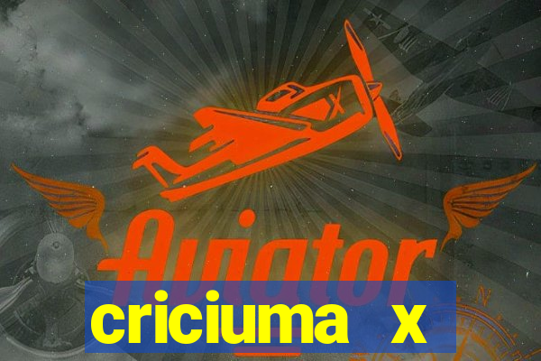 criciuma x fluminense palpite