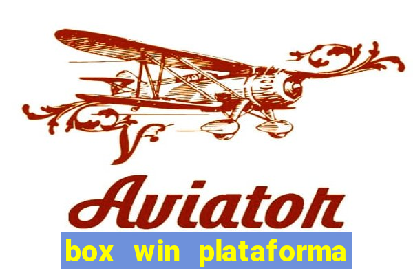 box win plataforma de jogos