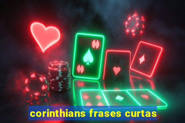 corinthians frases curtas