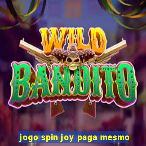 jogo spin joy paga mesmo