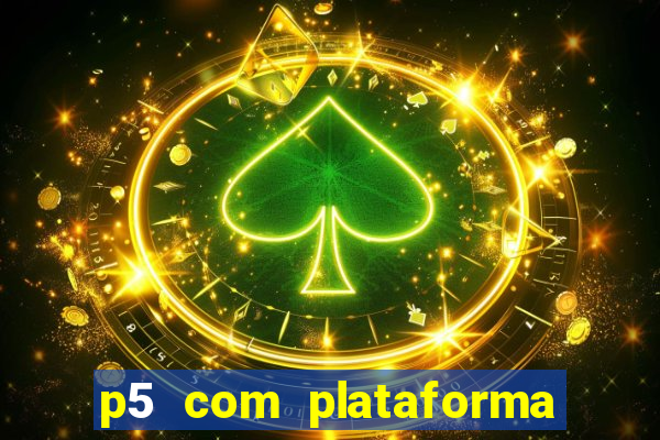 p5 com plataforma de jogos