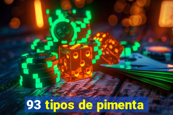 93 tipos de pimenta