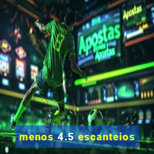 menos 4.5 escanteios