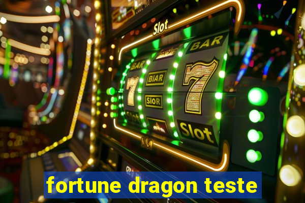 fortune dragon teste