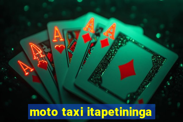 moto taxi itapetininga