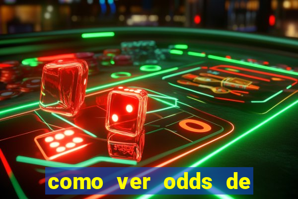 como ver odds de jogos passados