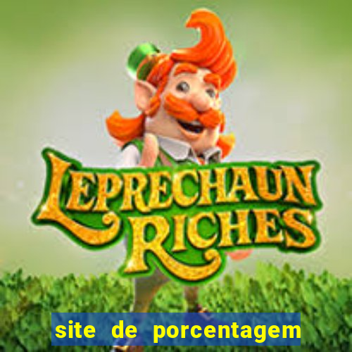 site de porcentagem de jogos slots