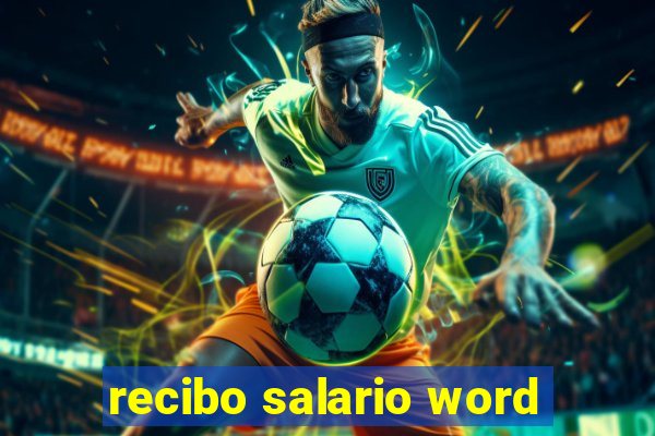 recibo salario word