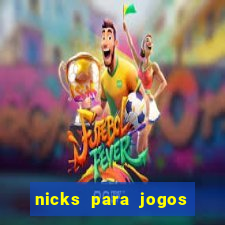 nicks para jogos de tiro