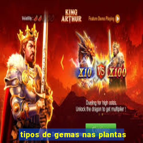 tipos de gemas nas plantas