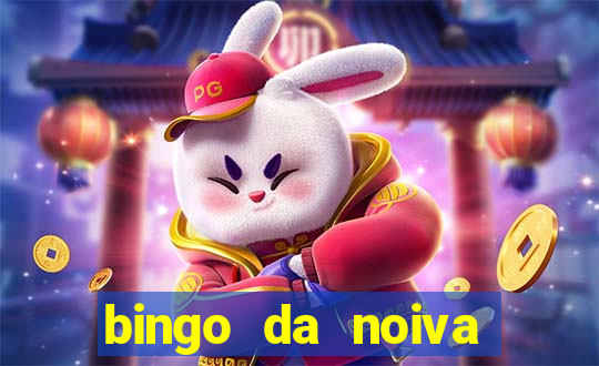 bingo da noiva para imprimir